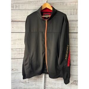 Switch Remarkable Black Gold Red Zip Up Track‎ Jacket Mens 4XL "Legendary" Logo